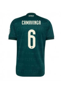 Real Madrid Eduardo Camavinga #6 Jalkapallovaatteet Vieraspaita 2026-27 Lyhythihainen